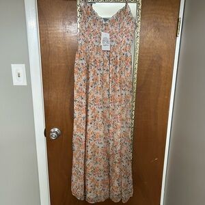 Patrons of Peace Pink and Orange Floral Dress